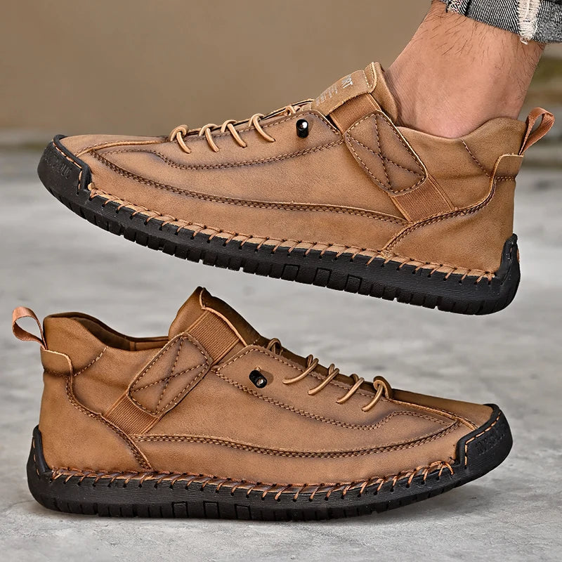 ComfortEase Leather Loafers - HEALSENSE